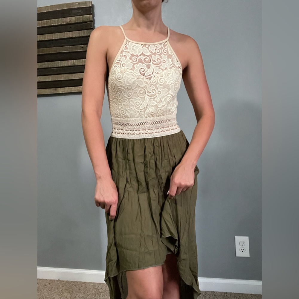 Papaya Lace Dress